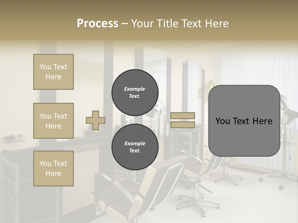 Armchair Barber Barbershop PowerPoint Template