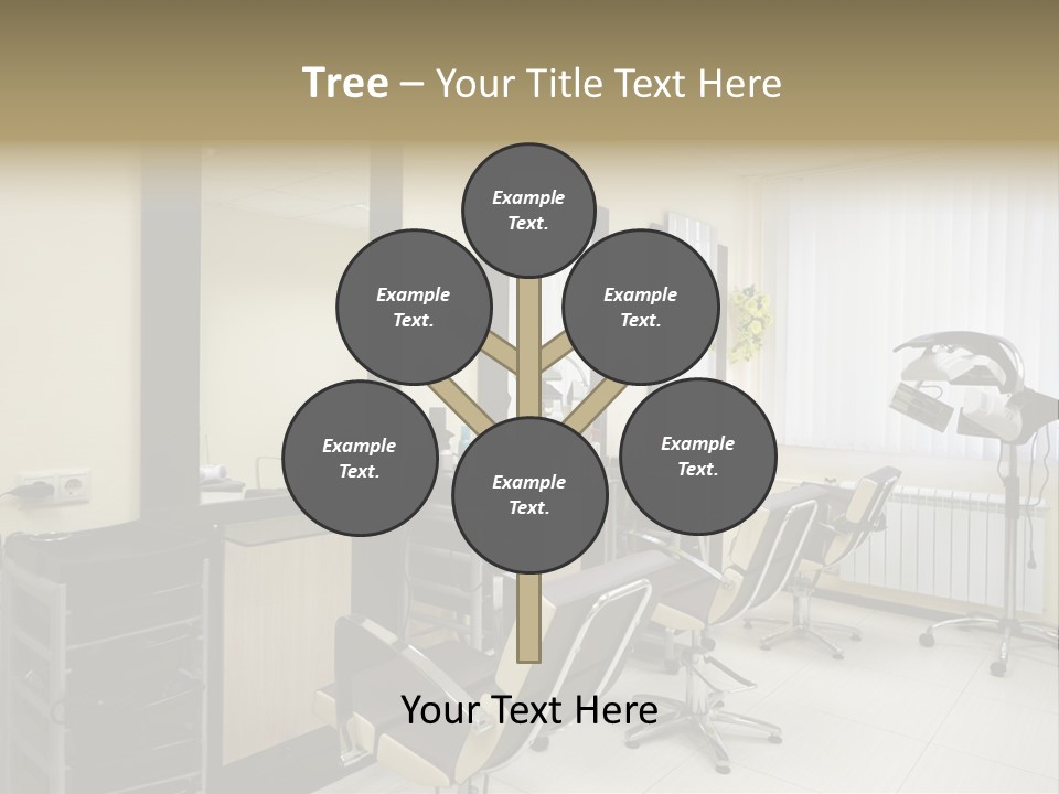 Armchair Barber Barbershop PowerPoint Template