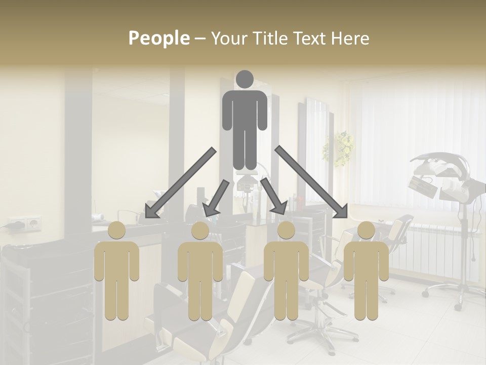 Armchair Barber Barbershop PowerPoint Template