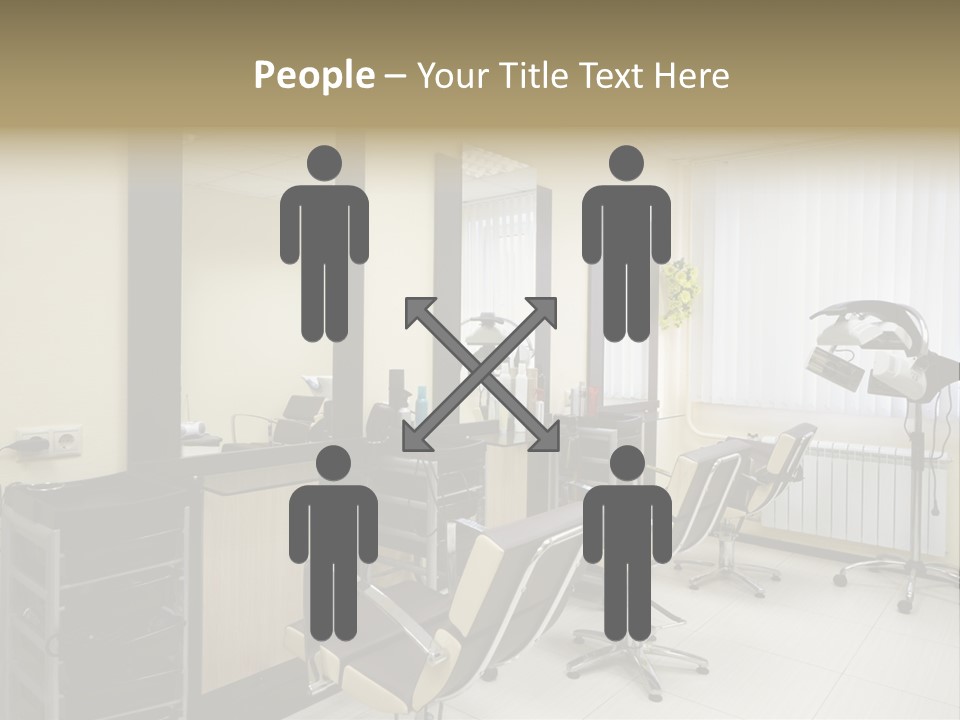 Armchair Barber Barbershop PowerPoint Template