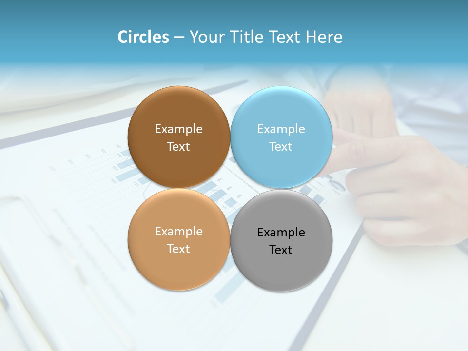 Finance Finger Job PowerPoint Template