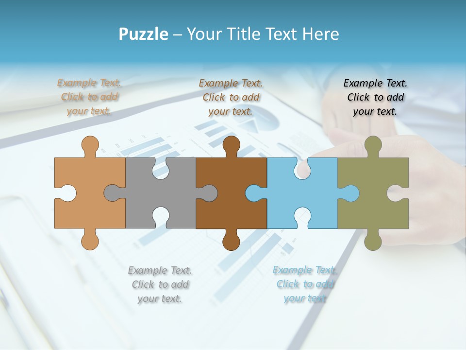 Finance Finger Job PowerPoint Template