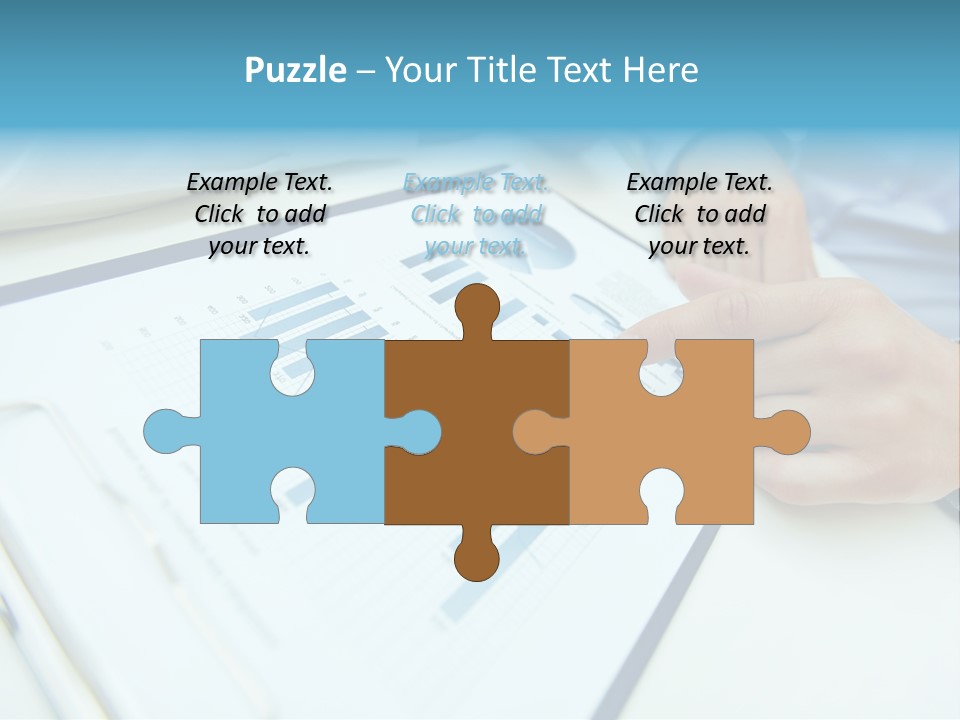 Finance Finger Job PowerPoint Template