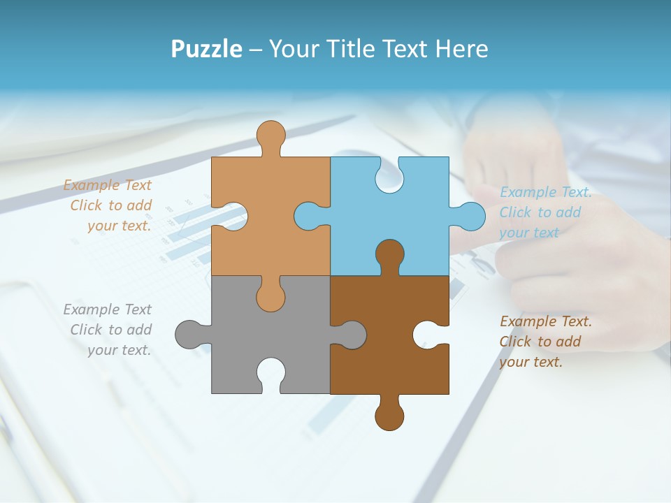 Finance Finger Job PowerPoint Template