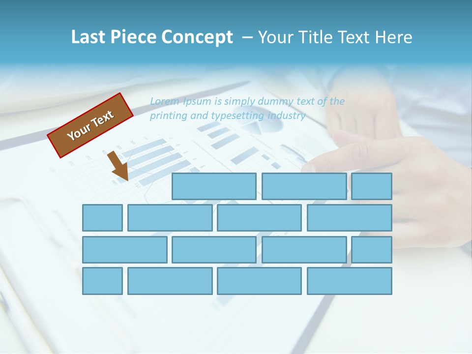Finance Finger Job PowerPoint Template