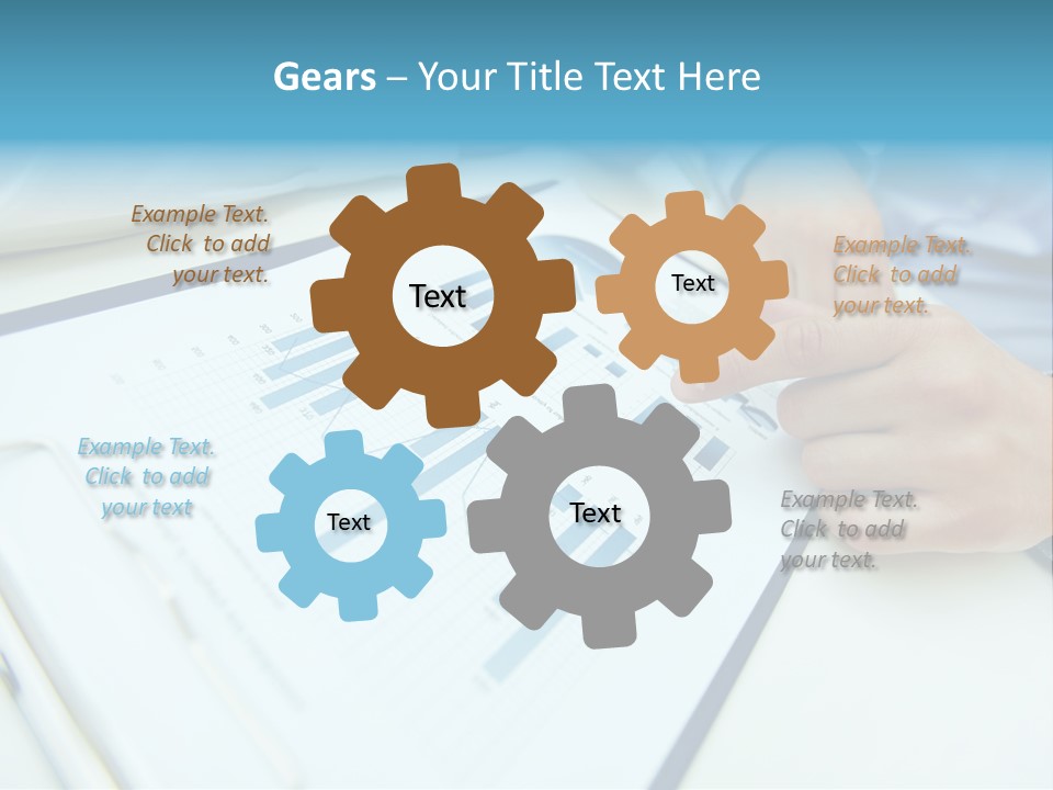 Finance Finger Job PowerPoint Template