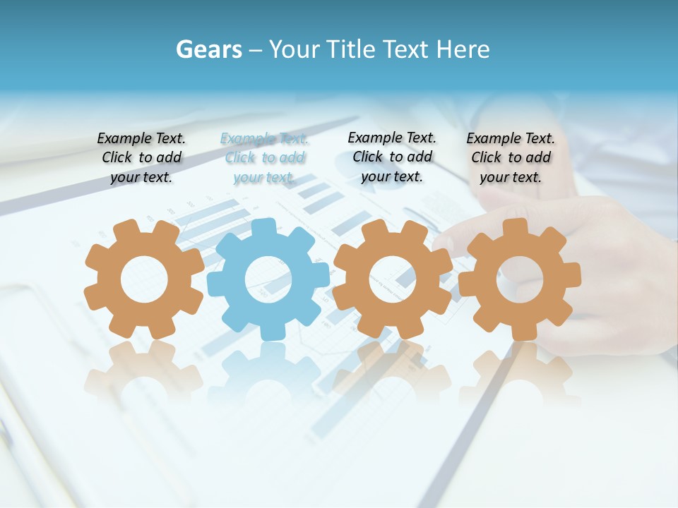 Finance Finger Job PowerPoint Template