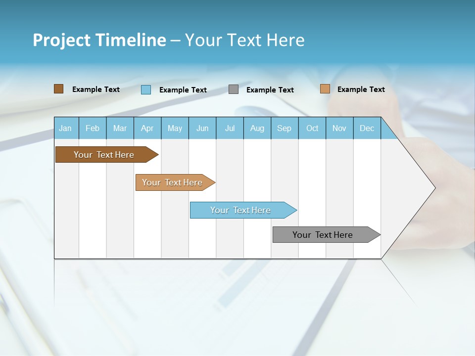 Finance Finger Job PowerPoint Template