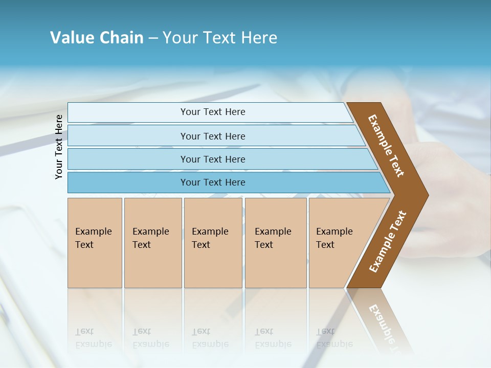 Finance Finger Job PowerPoint Template
