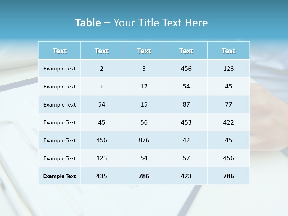 Finance Finger Job PowerPoint Template