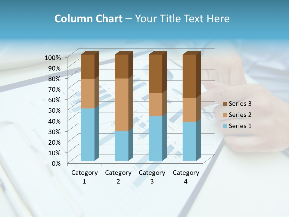 Finance Finger Job PowerPoint Template