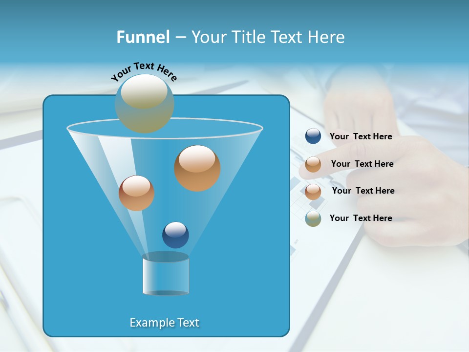 Finance Finger Job PowerPoint Template
