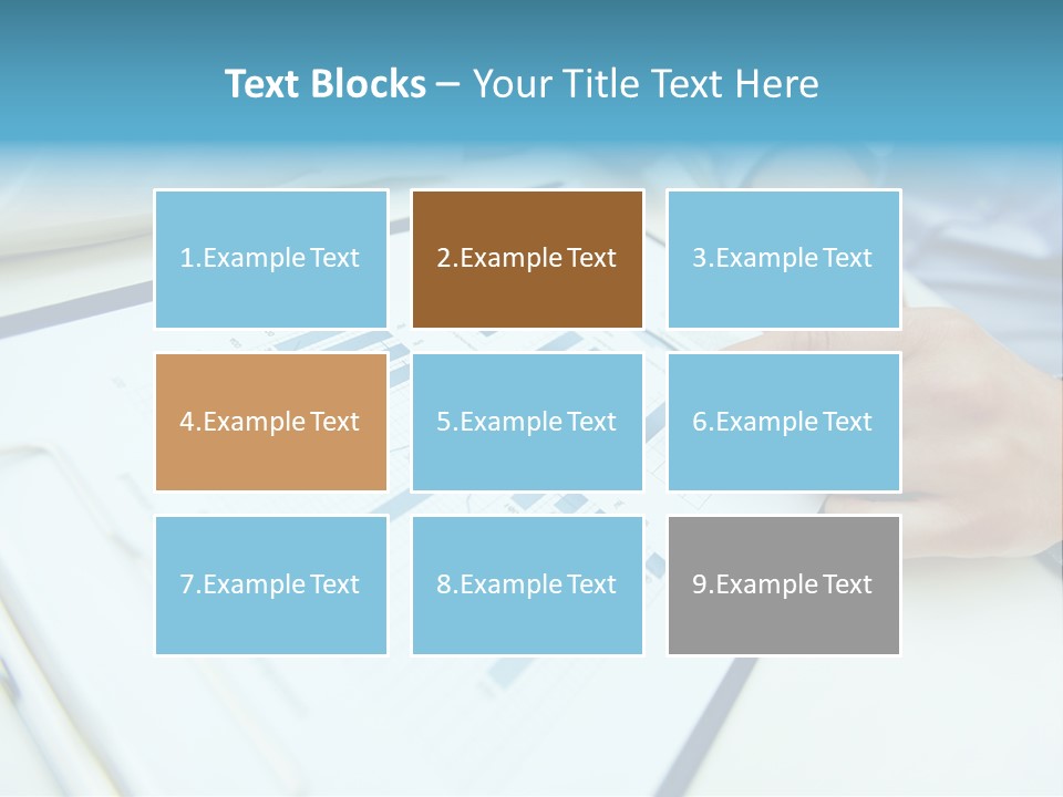 Finance Finger Job PowerPoint Template