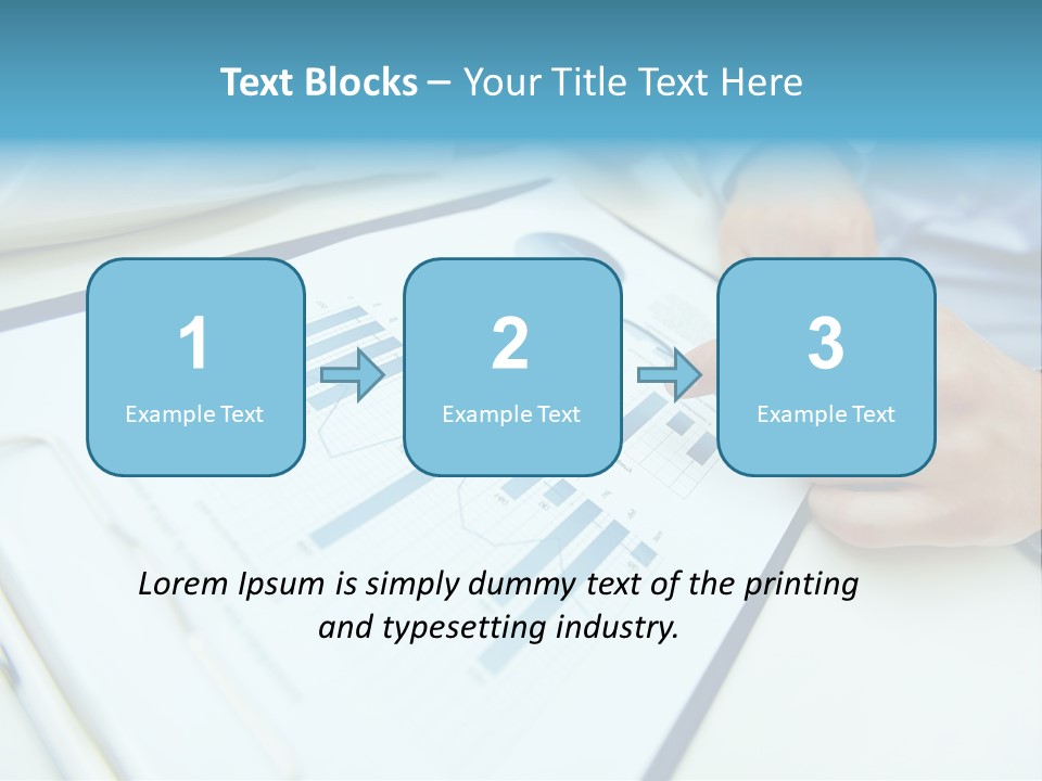 Finance Finger Job PowerPoint Template