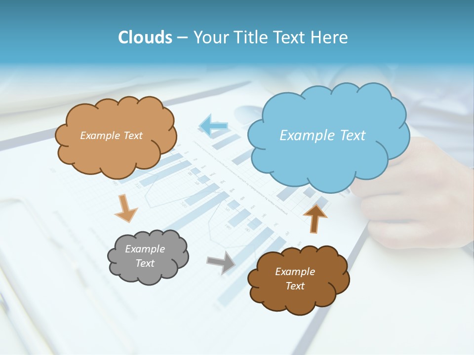 Finance Finger Job PowerPoint Template