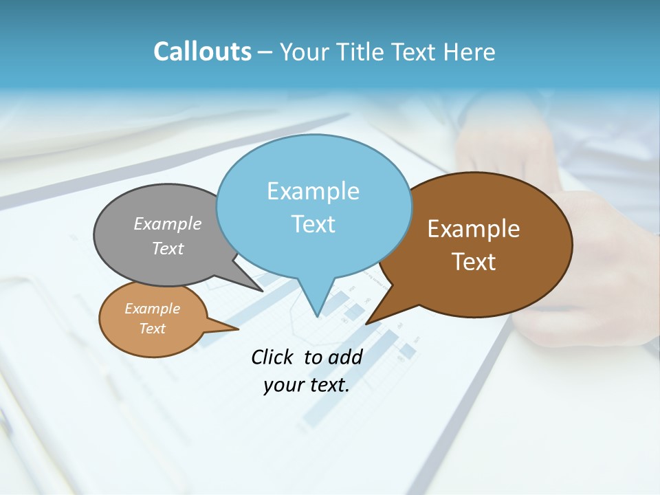 Finance Finger Job PowerPoint Template