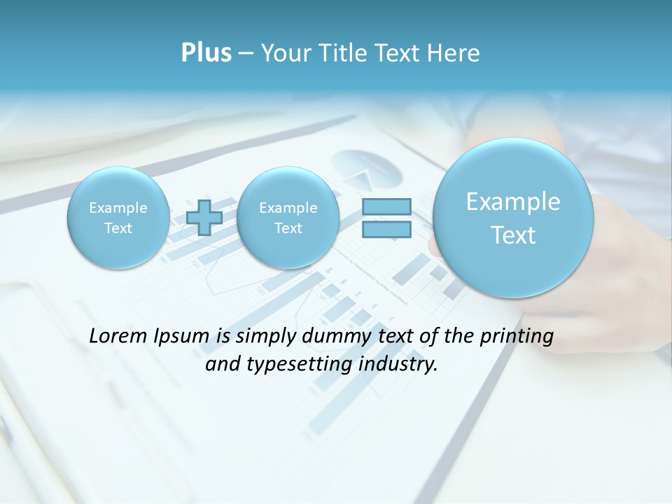 Finance Finger Job PowerPoint Template