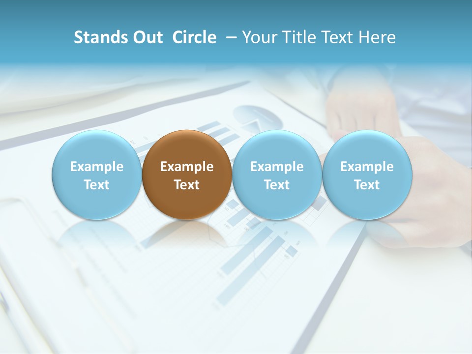Finance Finger Job PowerPoint Template