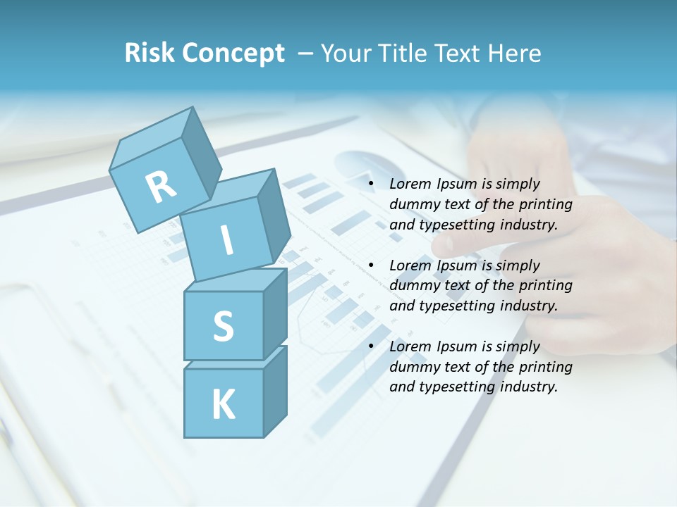 Finance Finger Job PowerPoint Template