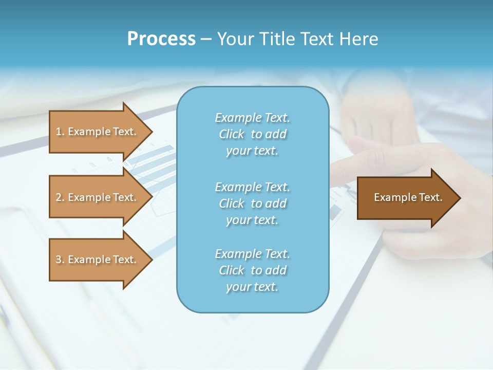 Finance Finger Job PowerPoint Template