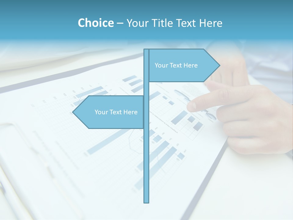 Finance Finger Job PowerPoint Template