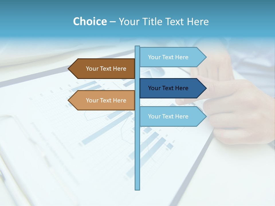 Finance Finger Job PowerPoint Template