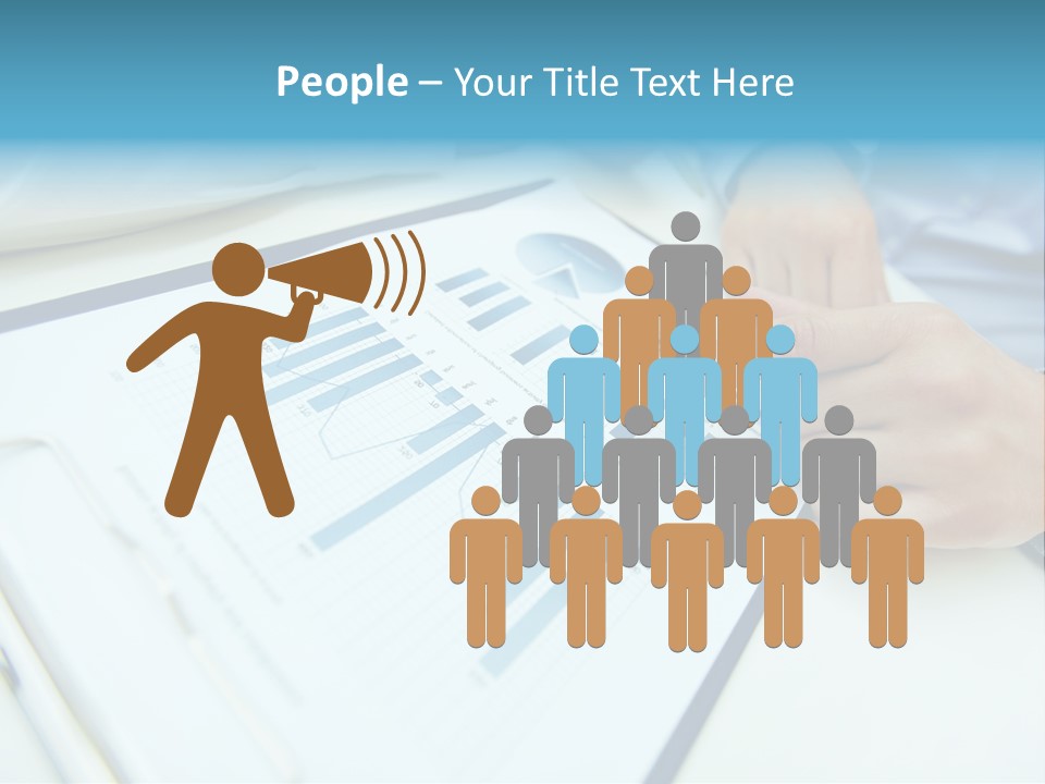 Finance Finger Job PowerPoint Template