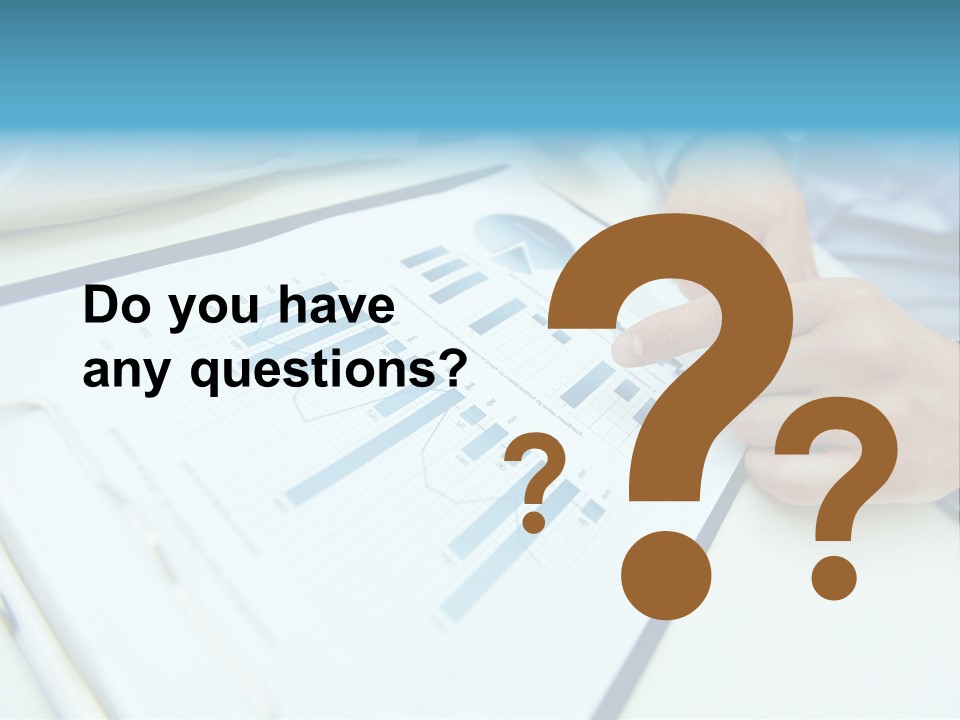 Finance Finger Job PowerPoint Template