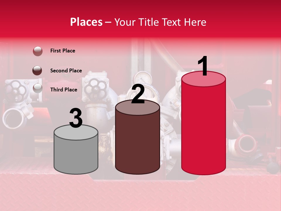 Firefighting Security Faucet PowerPoint Template