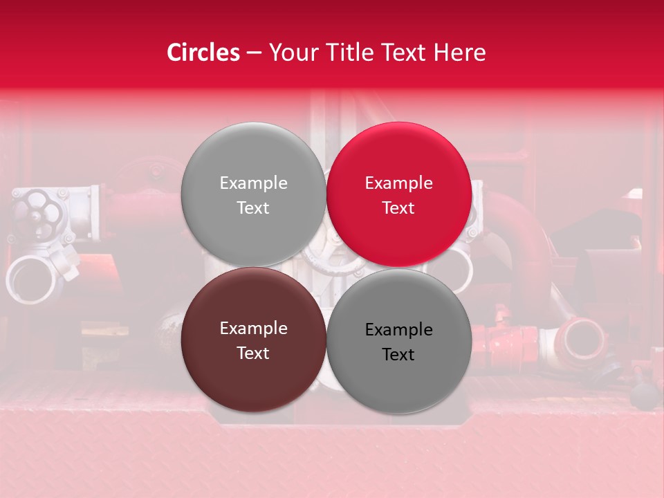 Firefighting Security Faucet PowerPoint Template