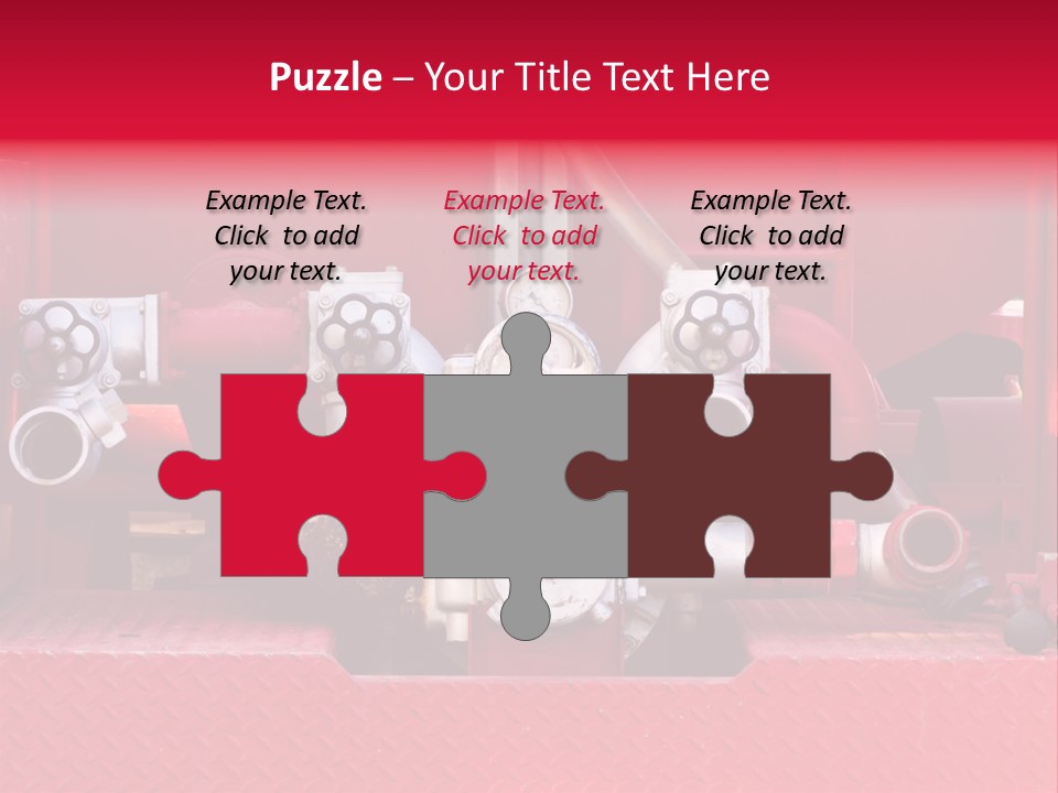 Firefighting Security Faucet PowerPoint Template