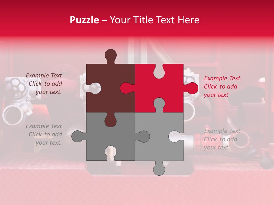 Firefighting Security Faucet PowerPoint Template