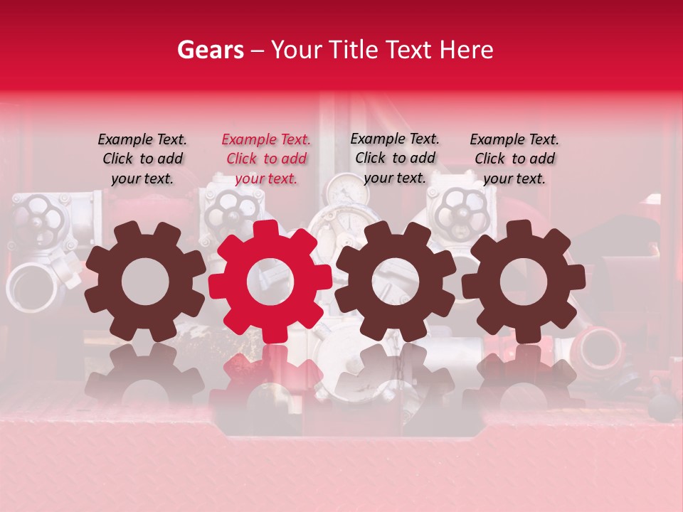 Firefighting Security Faucet PowerPoint Template