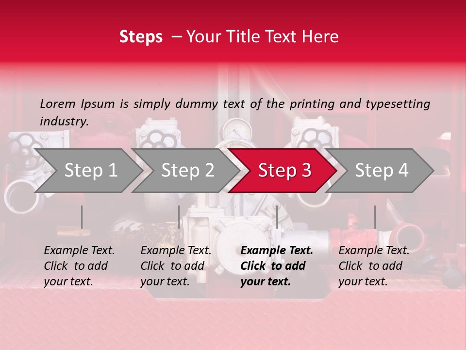 Firefighting Security Faucet PowerPoint Template