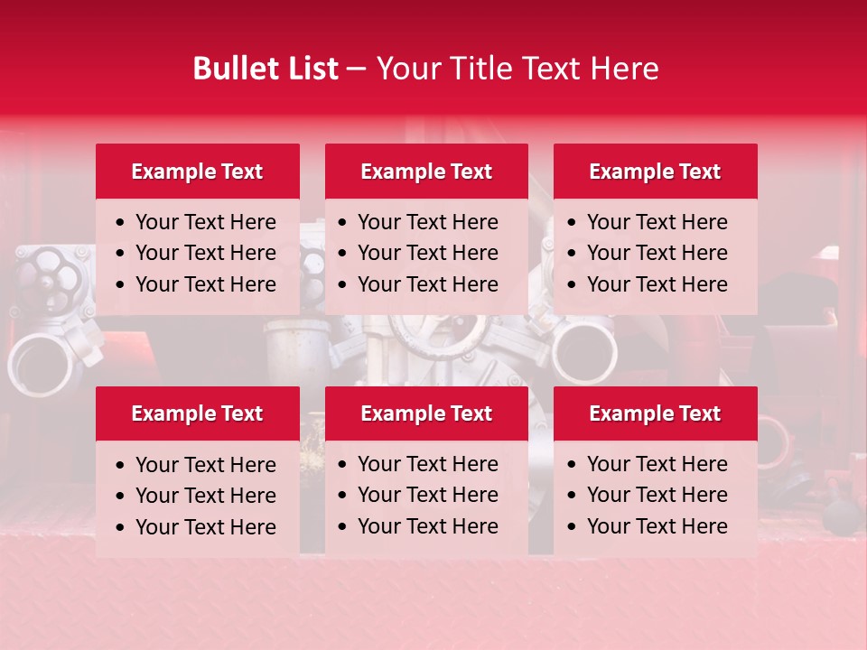 Firefighting Security Faucet PowerPoint Template