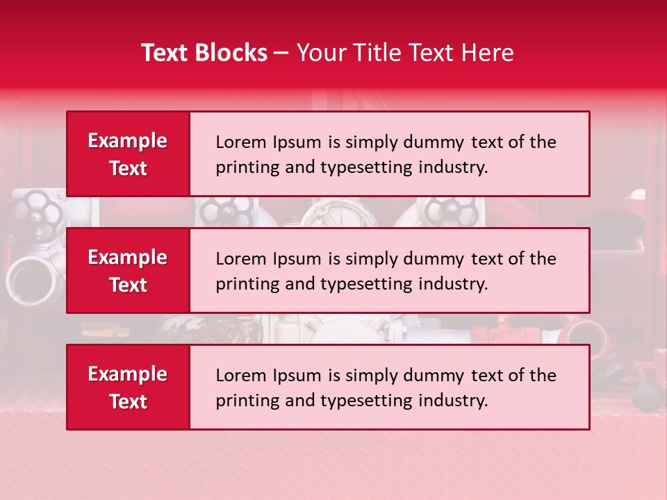 Firefighting Security Faucet PowerPoint Template