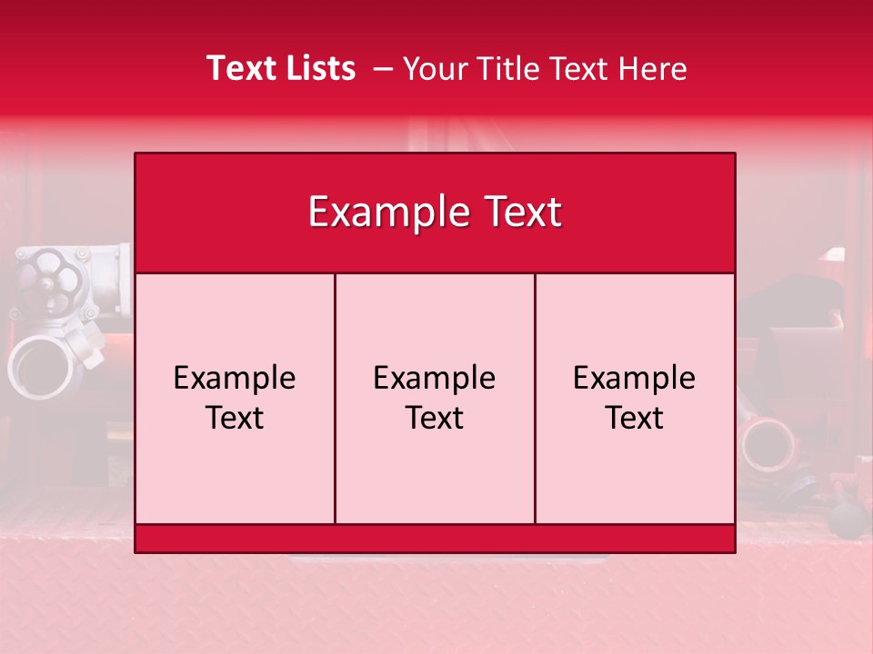 Firefighting Security Faucet PowerPoint Template
