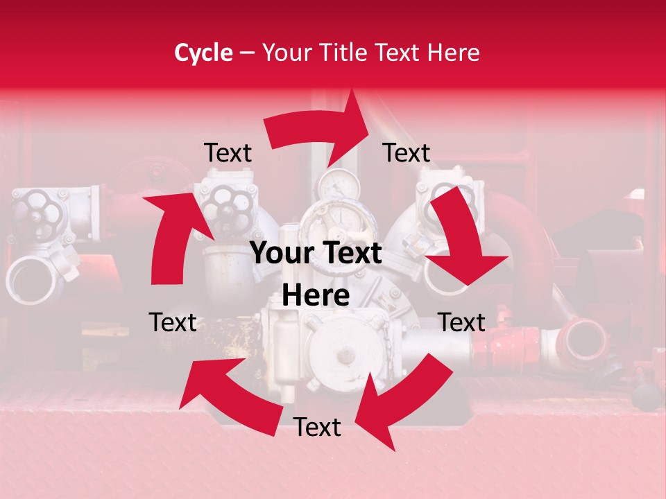 Firefighting Security Faucet PowerPoint Template