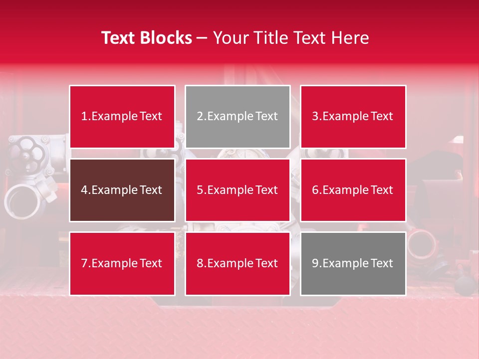 Firefighting Security Faucet PowerPoint Template