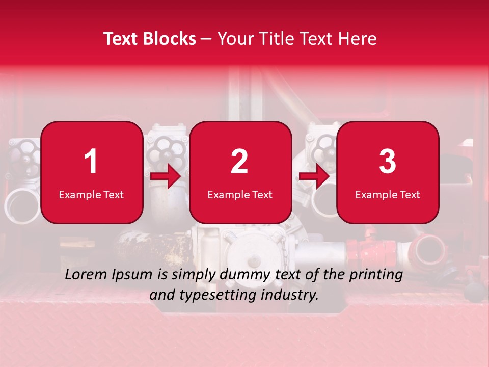 Firefighting Security Faucet PowerPoint Template