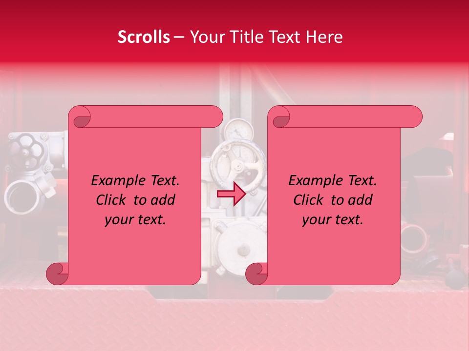 Firefighting Security Faucet PowerPoint Template
