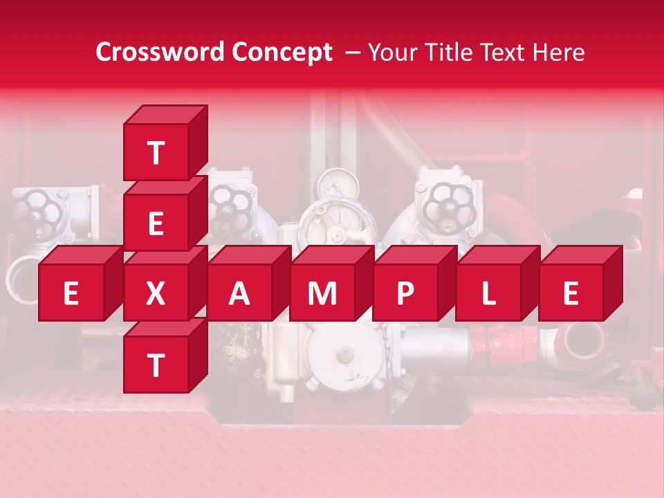 Firefighting Security Faucet PowerPoint Template