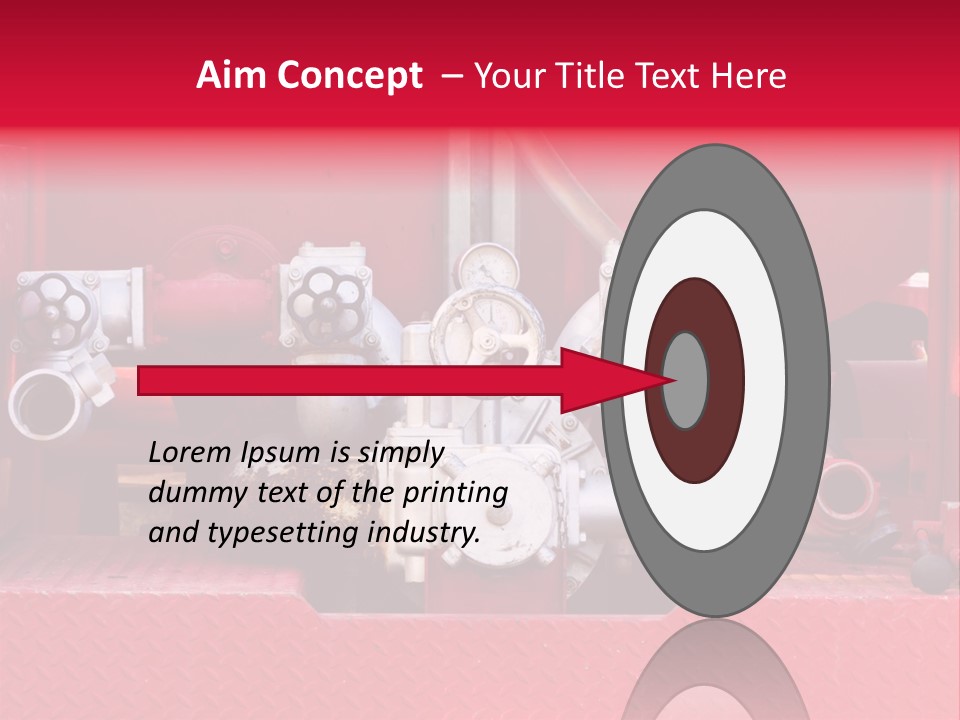 Firefighting Security Faucet PowerPoint Template