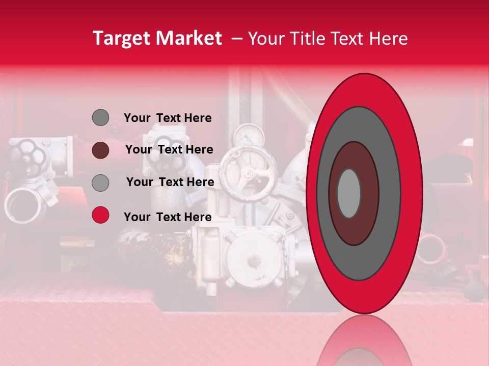 Firefighting Security Faucet PowerPoint Template