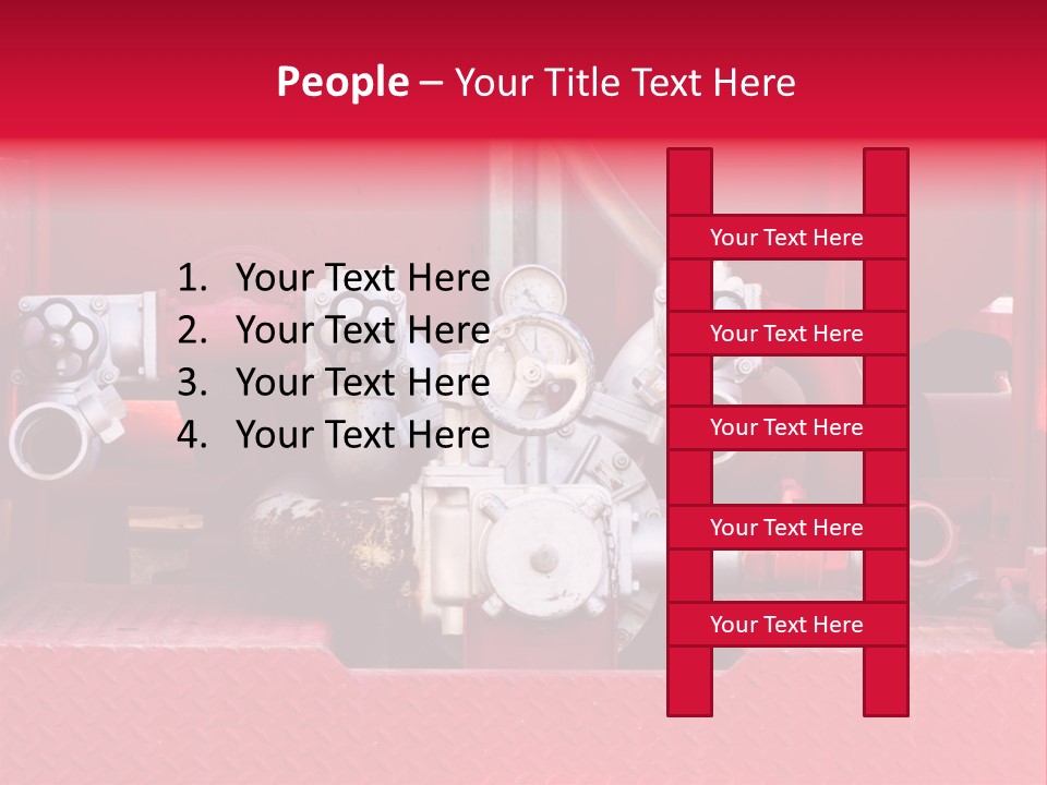 Firefighting Security Faucet PowerPoint Template