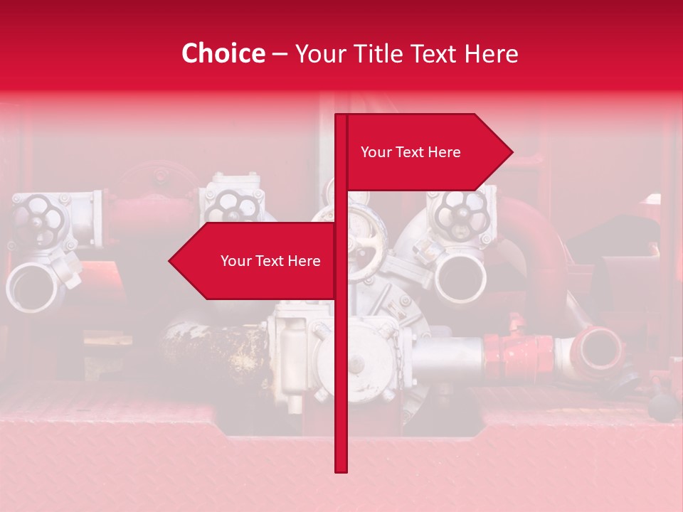 Firefighting Security Faucet PowerPoint Template