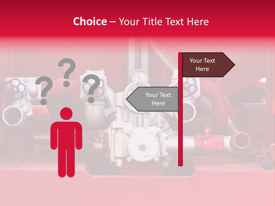 Firefighting Security Faucet PowerPoint Template