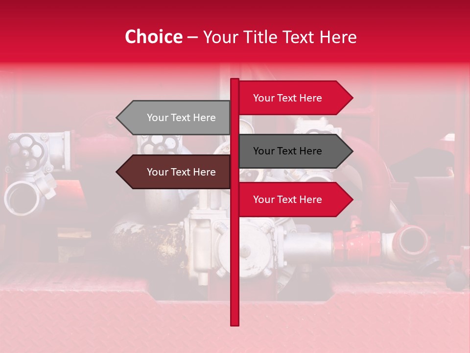 Firefighting Security Faucet PowerPoint Template