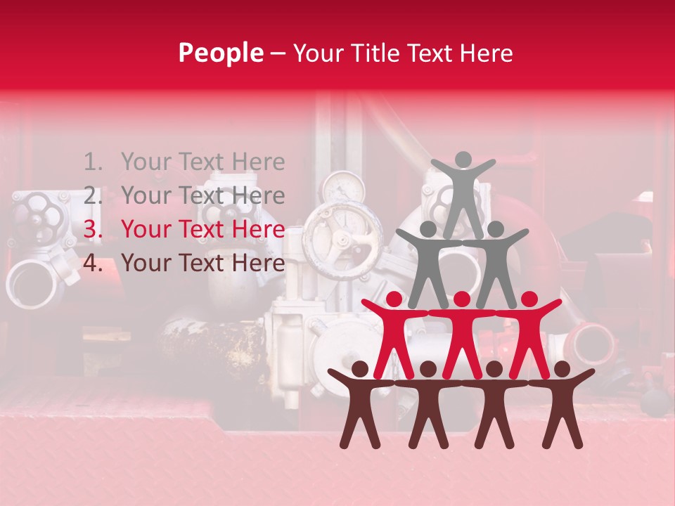 Firefighting Security Faucet PowerPoint Template