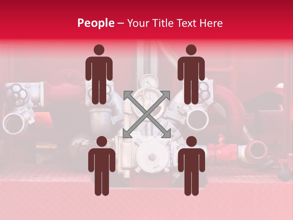 Firefighting Security Faucet PowerPoint Template